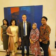 With H. E Ambassador Pekka Kaihilahti on the occasion of the Finnish Independence Day Celebration in Jakarta, December 5, 2025